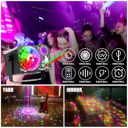 Party Lights Dj Disco Ball Light, 64 Pattern Effect, Disco Ball Strobe Stage
