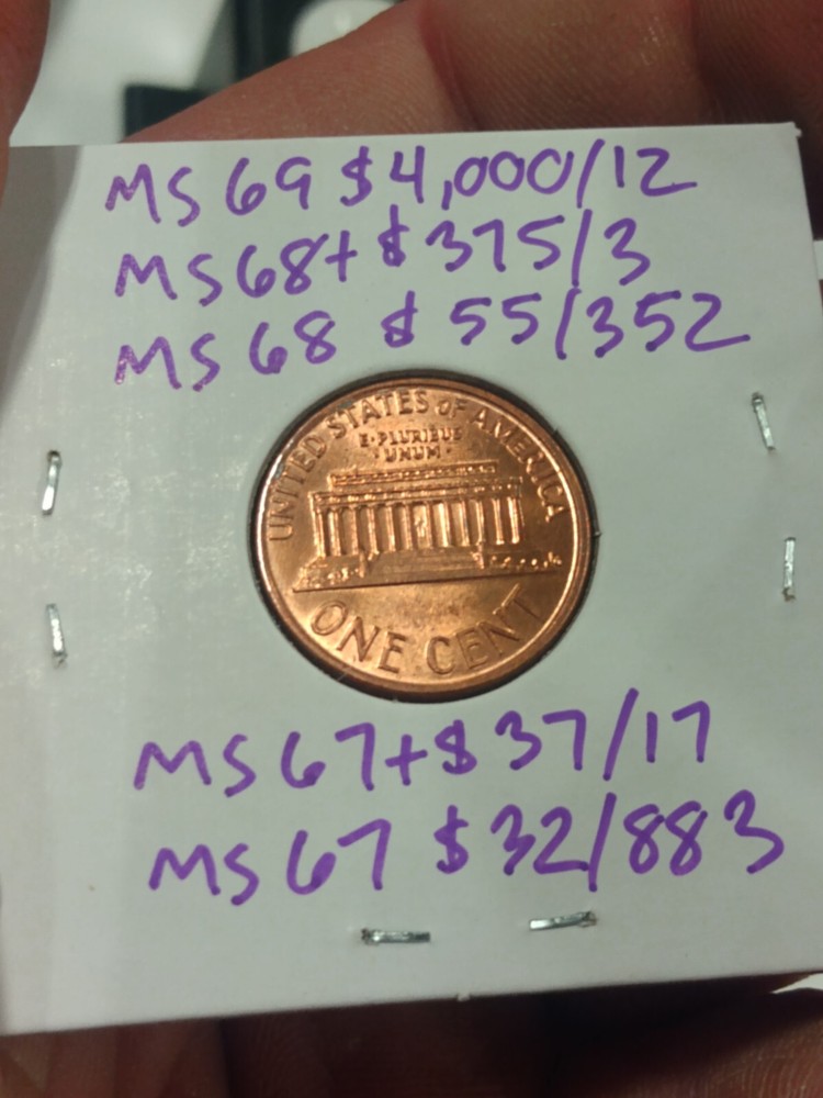 1992 D PENNY/Misaligned Die Reverse/VERY HIGH MS/FLAWLESS APPEARANCE