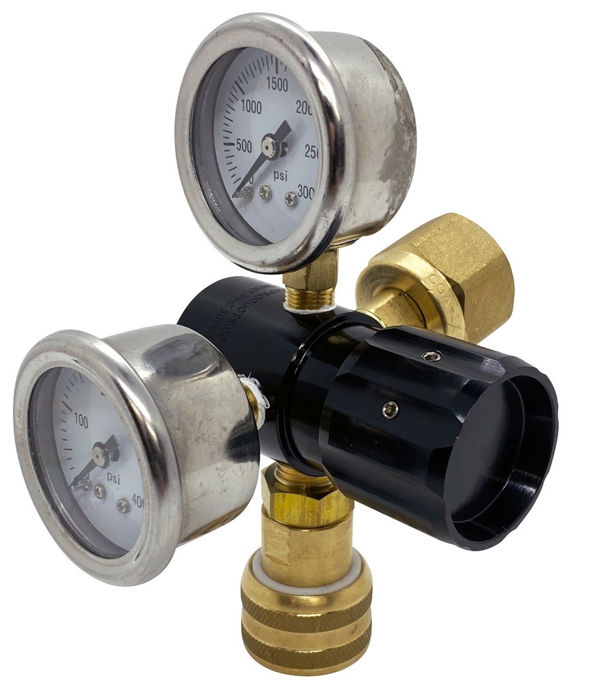 Carbon Dioxide CO2 CGA320 Regulator 0-250psi for DIY Projects