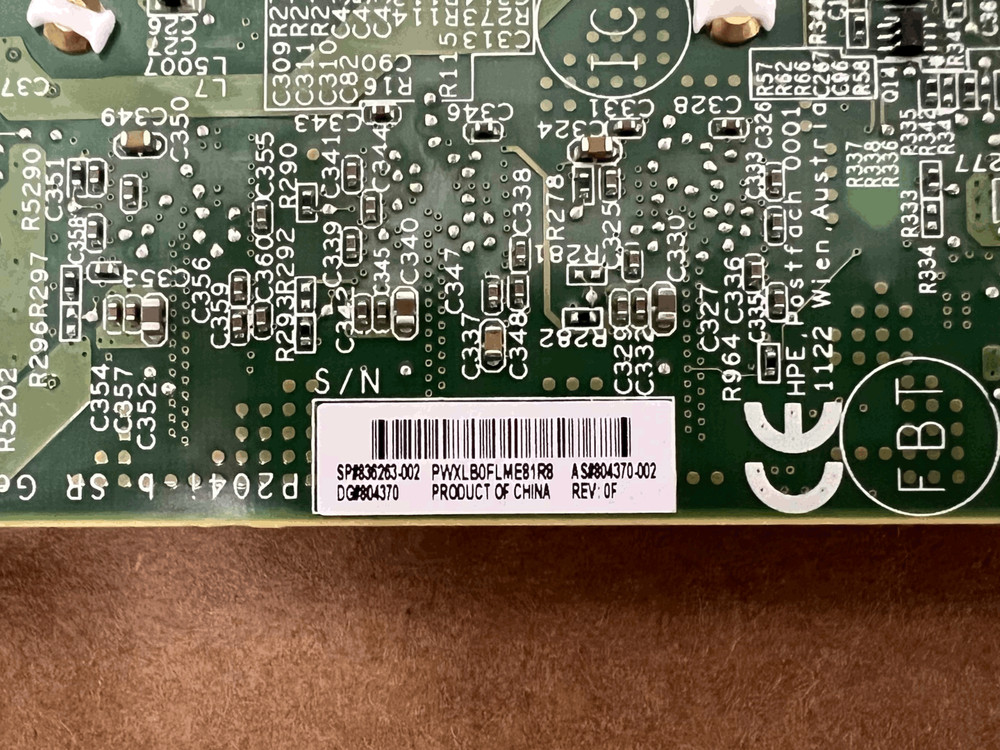 HPE Smart Array P204i-b SR Gen10 12G SAS RAID Controller 836263-002 804367-B21