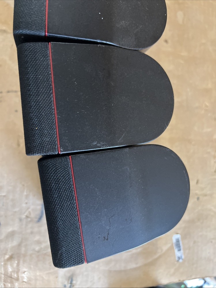 4 Bose Red Line Double Cube Satellite Speakers Black Tested