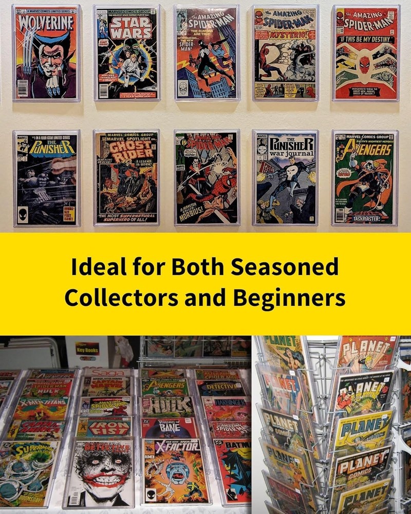 Comic Book Top Loaders - Protector Hard Case Sleeve, Toploader Holder for Silver