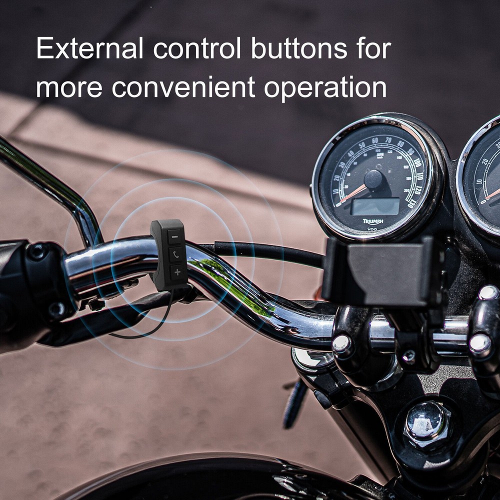 Motorcycle Helmet Wireless Bluetooth Headset Headphone Speaker Call Hands-Free