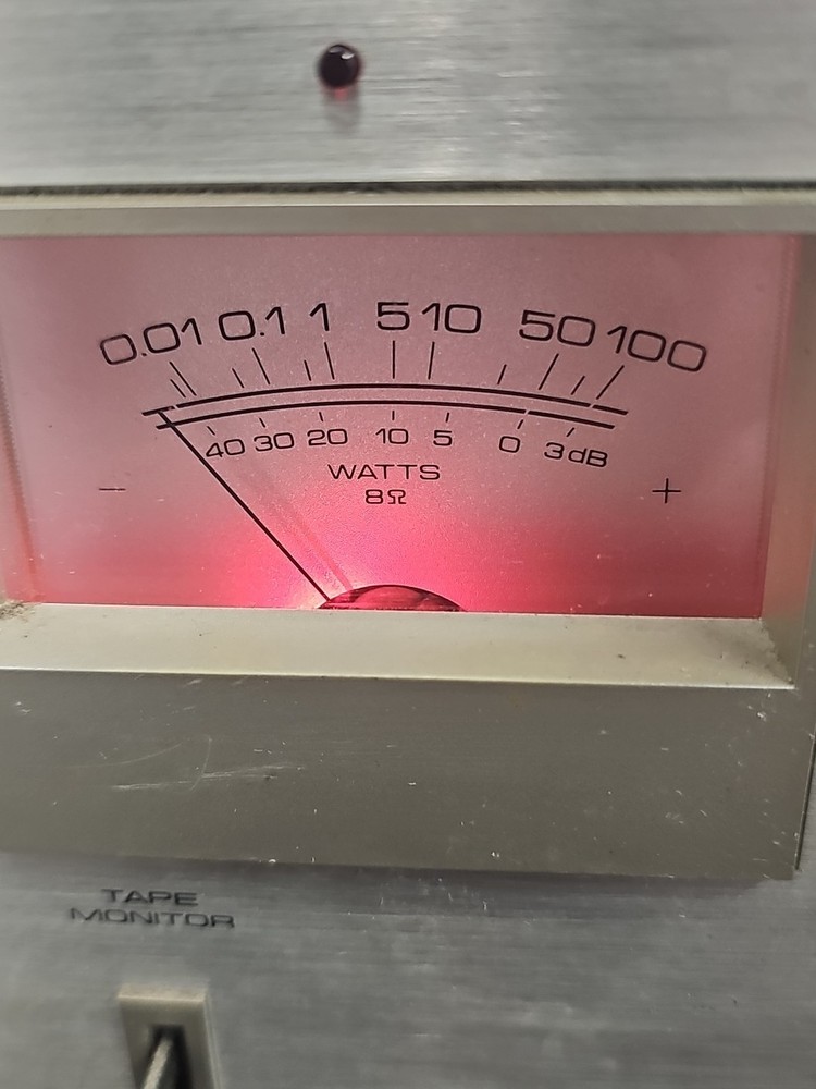 Pioneer SA-6700 Stereo Amplifier Powers Up Untested