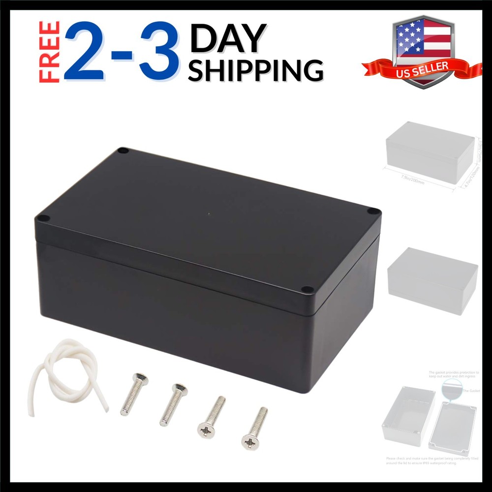 Junction Box, Project Box  Outdoor Box ABS Electrical Boxes Electronic Enclos...