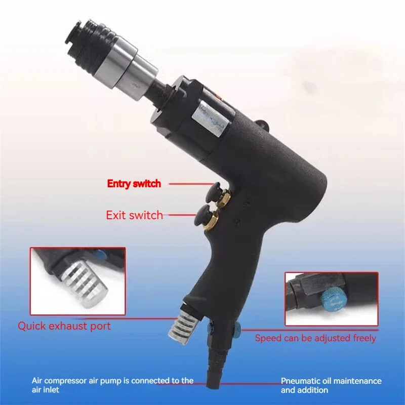 M3-M12 Pneumatic Tapping Machines Thread Machine With Clutch Overload Protection