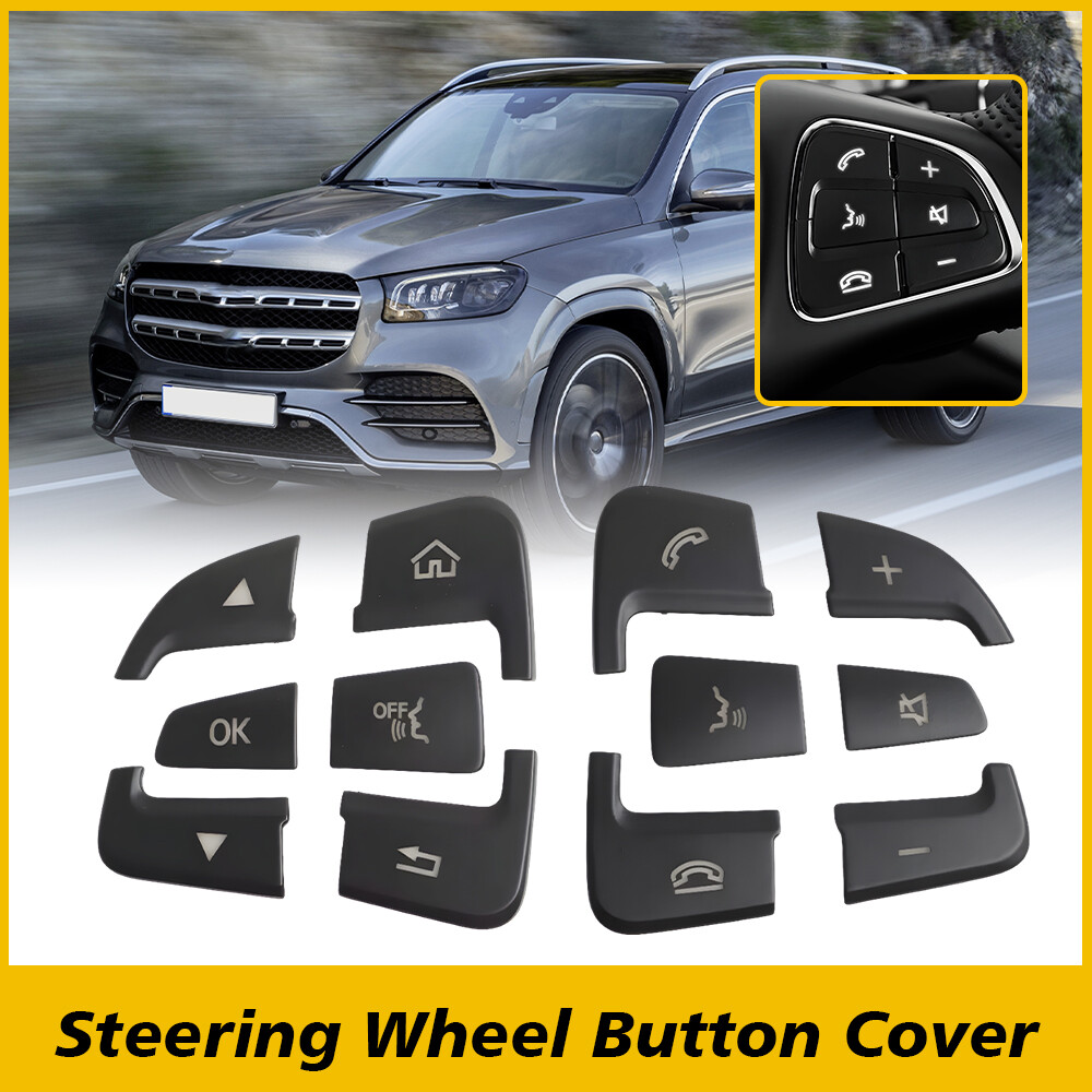 Steering Wheel Multi-Function Button Cover for Mercedes-Benz C300 2015-2017