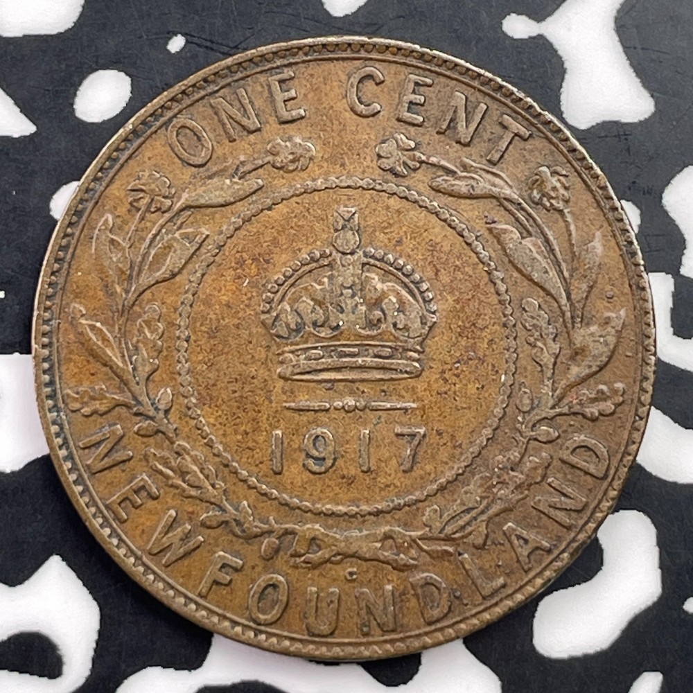1917-C Newfoundland Large Cent Lot#C4303