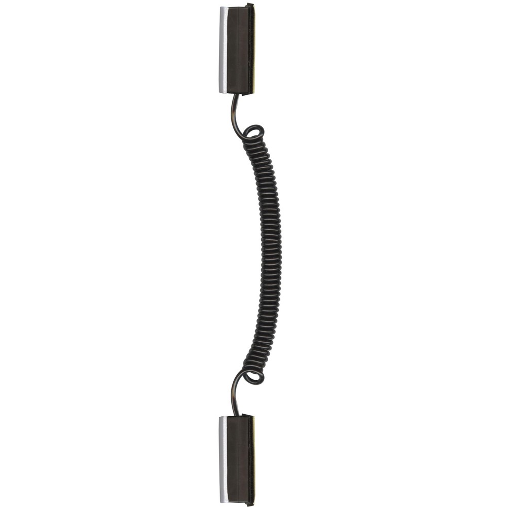Universal Coiled Security Cable Bulk Pricing Available - Remote 1 Pack, Black