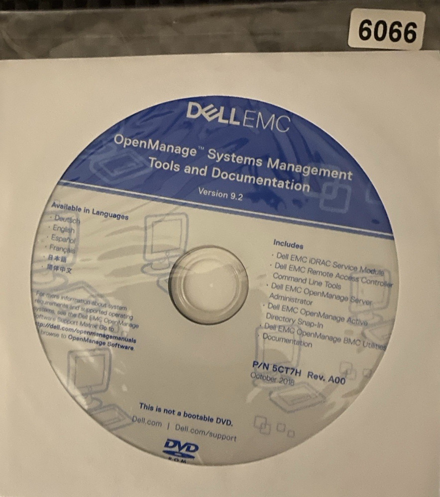 VINTAGE SOFTWARE | DELL OPENMANAGE SYSTEM MANAGEMENT | TOOLS, DOCUMENTATION V9.2