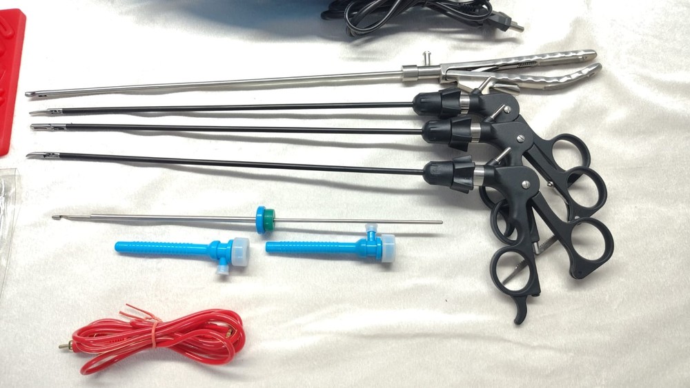 Laparoscopic Simulator Complete Training Kits Six Basic Instrument ss 5mmx330mm