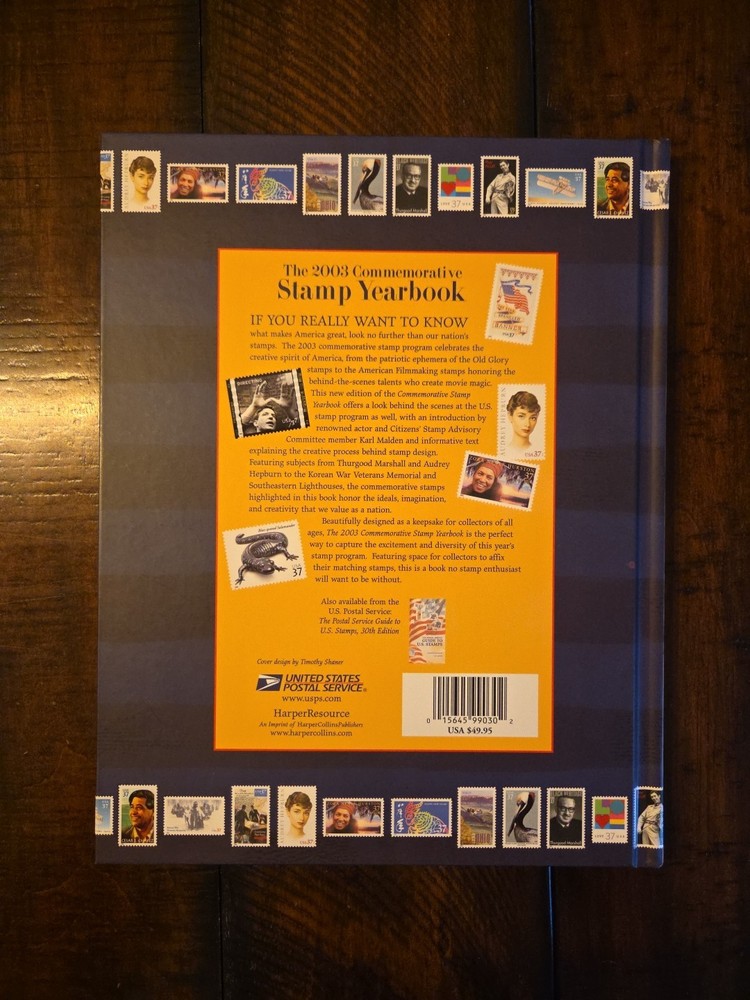 USPS 2003 Commemorative Stamp Yearbook ONLY YEARBOOK