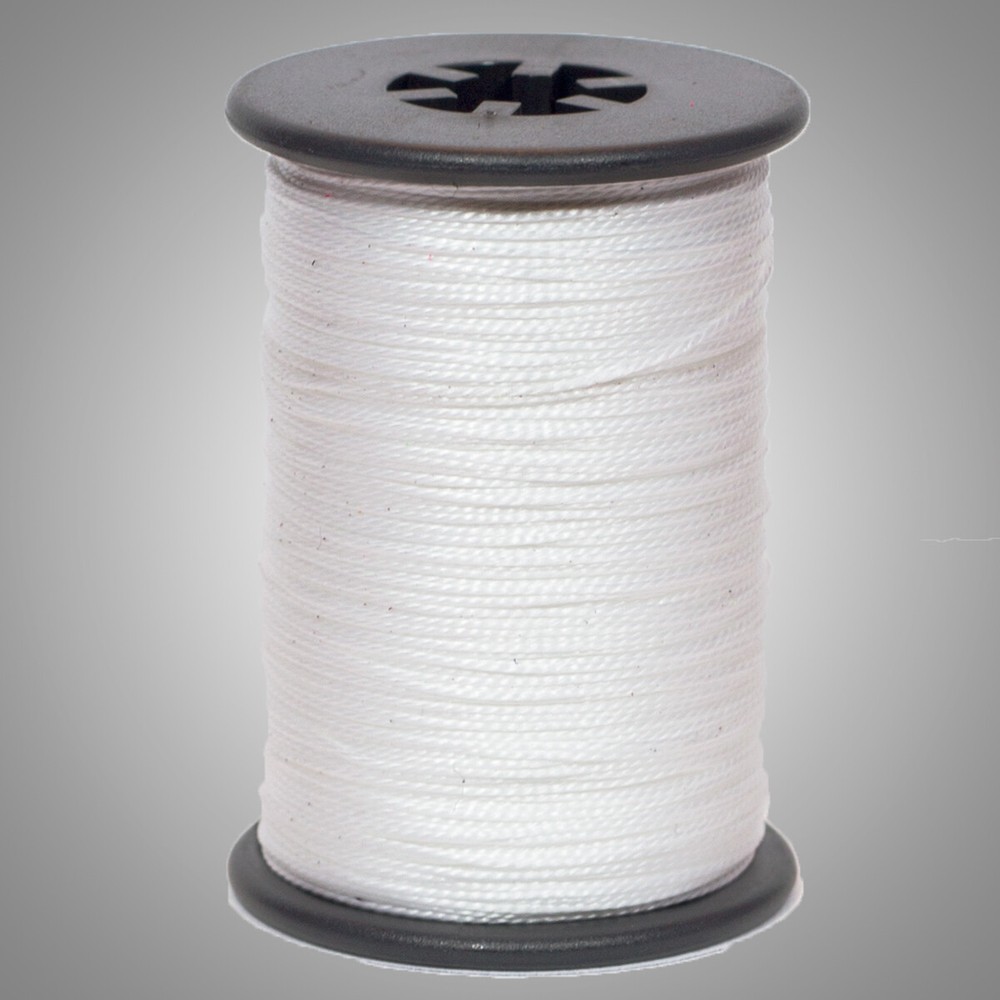 White BCY Halo .014" Braided Spectra Serving Material Spool Bow String
