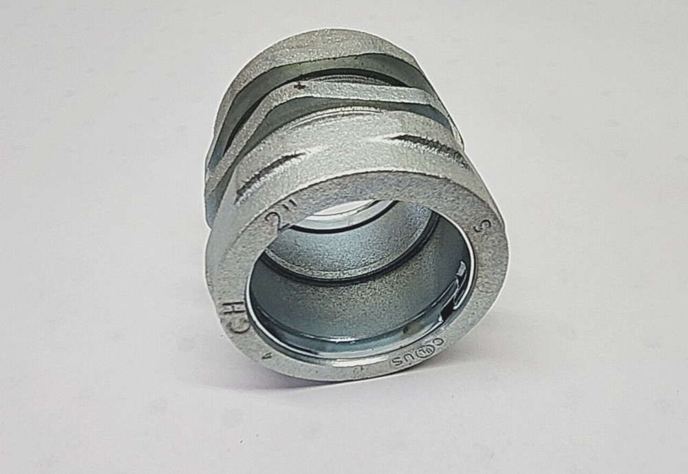 Hines 2" Rigid Threadless Compression Coupling For Rigid/IMC Conduit Zinc Plate