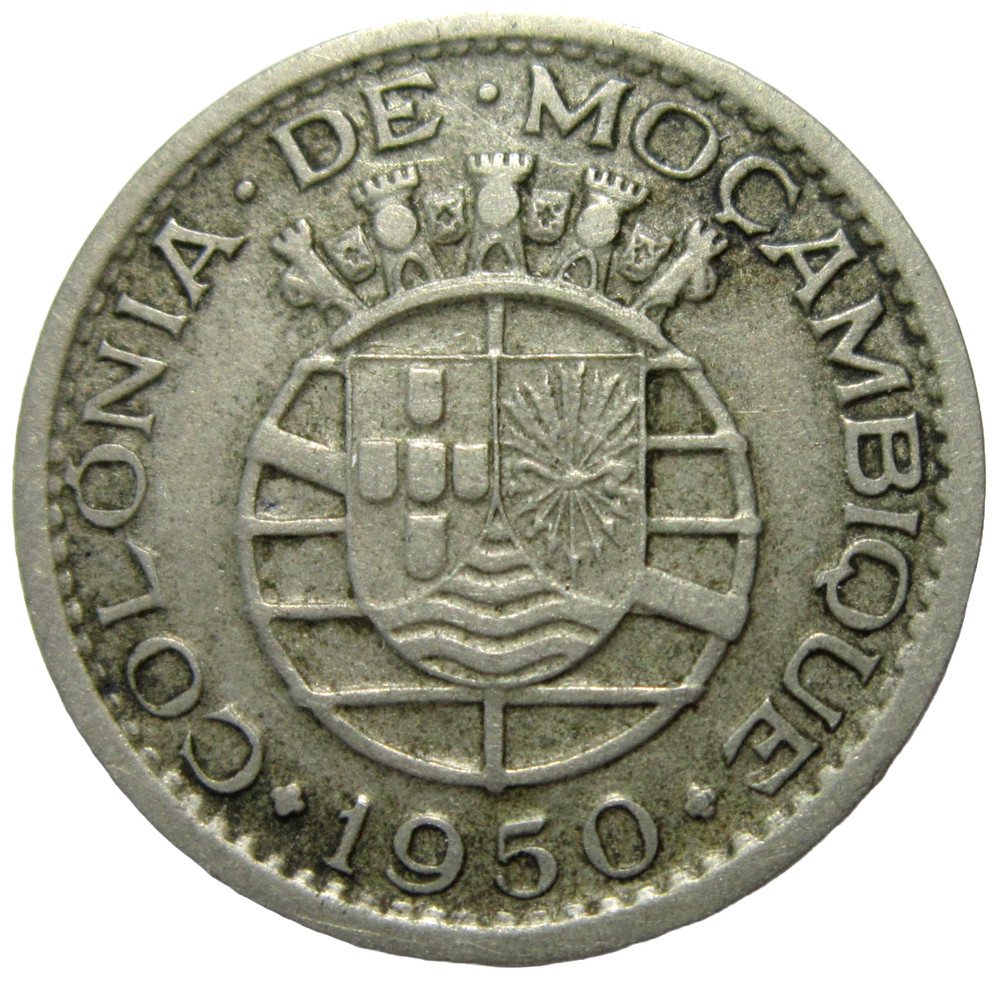 MOZAMBIQUE. 50 CENTAVOS, 1950.