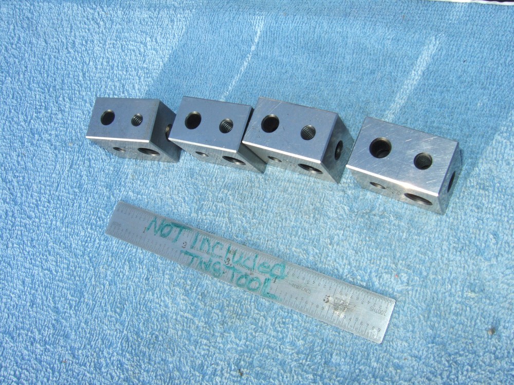 MOORE TOOL Co. BLOCKS (4) BLOCKS PARALLELS TOOLMAKER MACHINIST INSPECTION set A