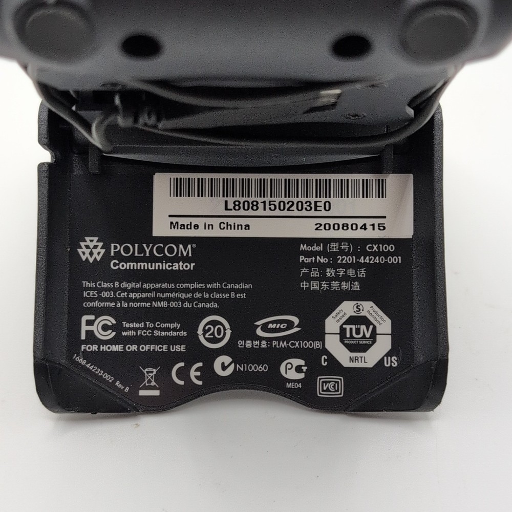 Polycom CX100 Audio Communicator USB Microphone Speakerphone TESTED