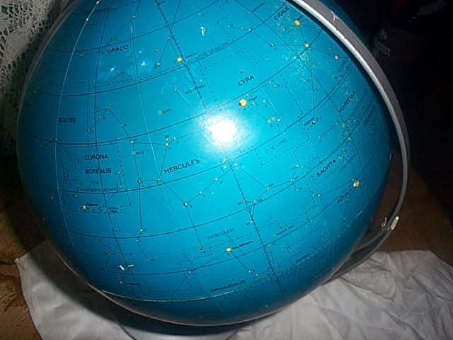 12" Apollo Celestial Globe REPLOGLE 1971 Vintage Star Constellation model