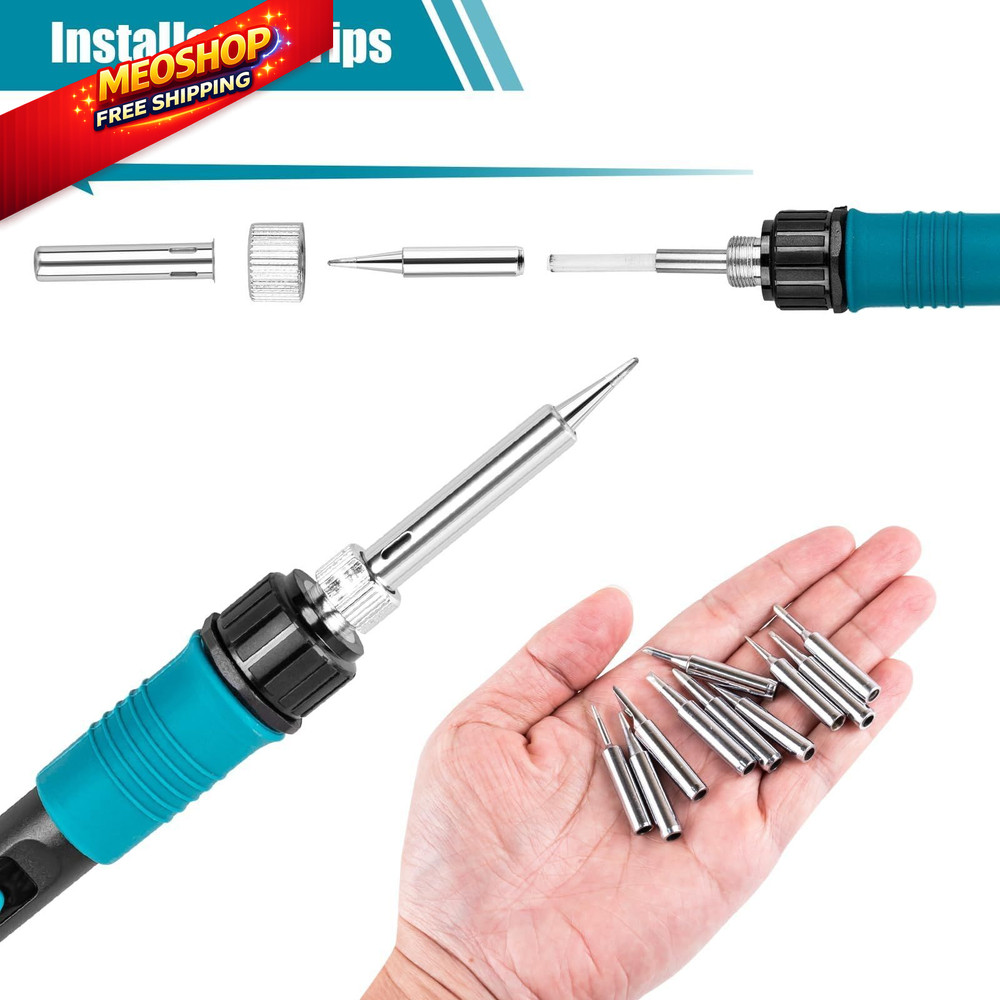 10 Pcs 900M Soldering Iron Tips, Replacement Compatible with...