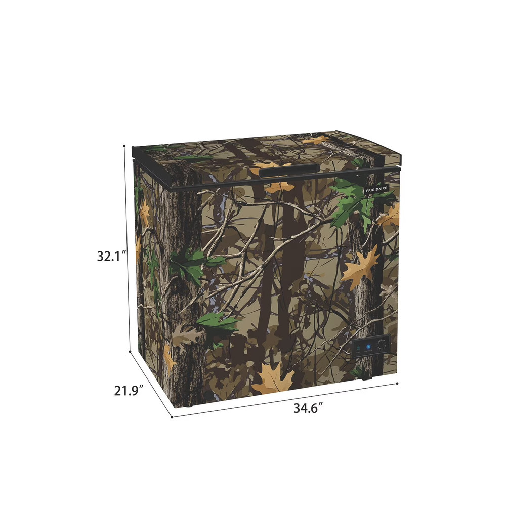Frigidaire Convertible 7 cu. ft. Camo Chest Freezer