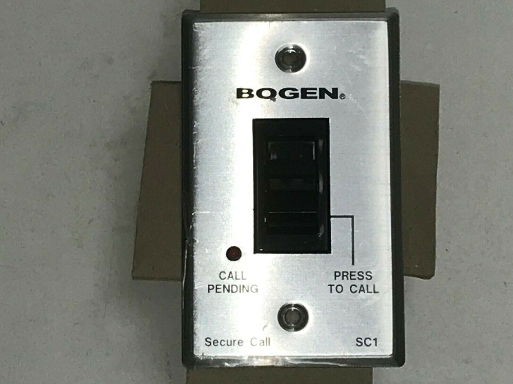 BOGEN COMMUNICATIONS SC1 SECURE CALL ASSURANCE CALL-IN SWITCH