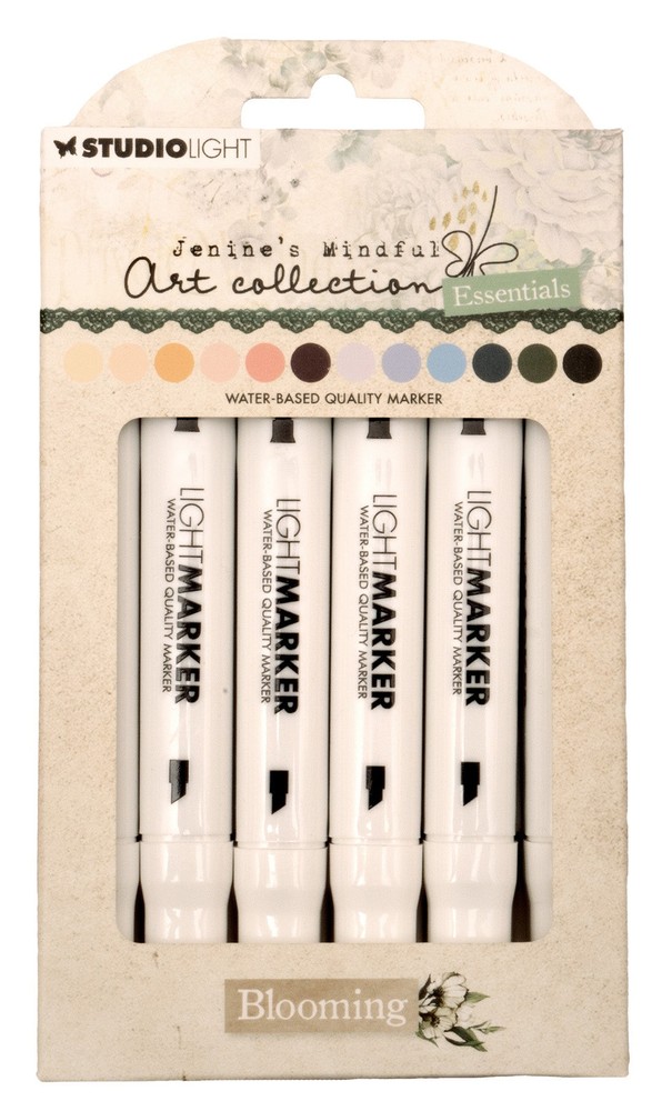 Studio Light Jenine's Mindful Art Light Markers 12/PC - Blooming, ESMARK31