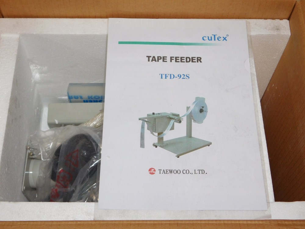 New Cutex TFD-92S Tape Feeder Automatic Roll Stand Type Cutting Machine Unit