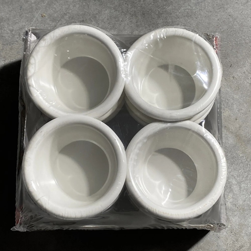 Winco RP-3B, 3-Ounce Plain Melamine Ramekins, Bone, 12 Pcs New