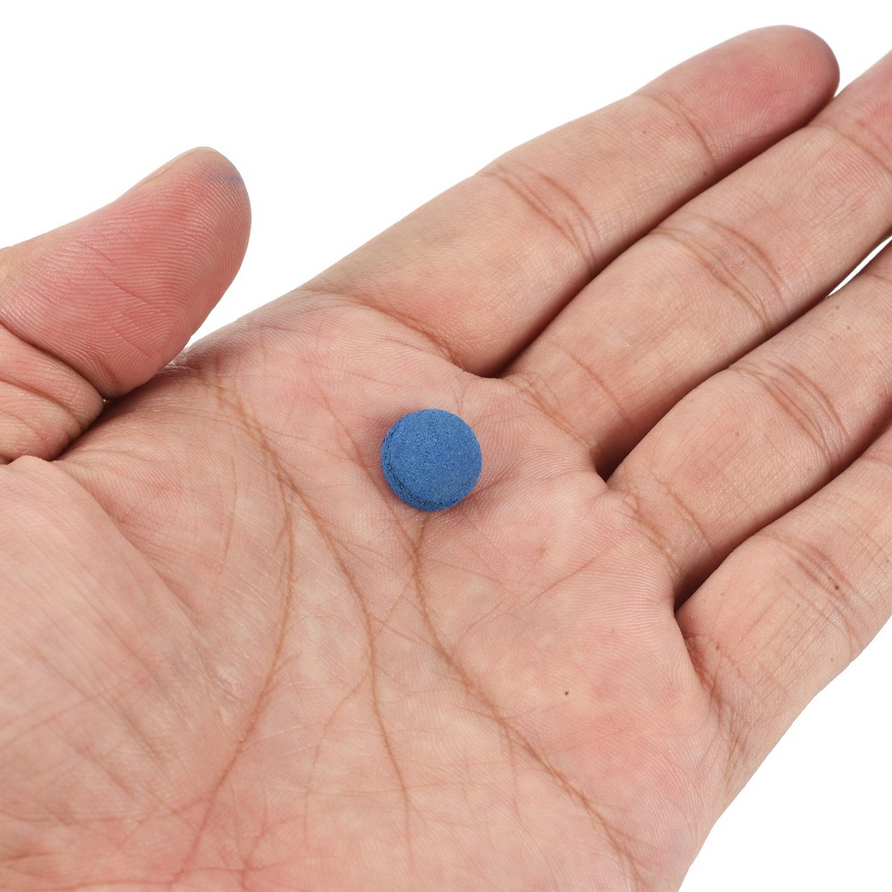 11mm Billiard Slide Stick Tips, 20pcs Replacement Tips, Blue