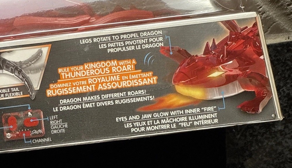 NEW FACTORY SEALED Hexbug Micro Robotic Creatures Dragon Red REMOTE CONTROL