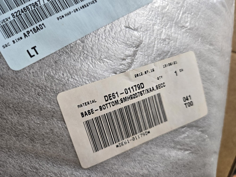 Samsung Microwave Base - Bottom #DE61-01179D