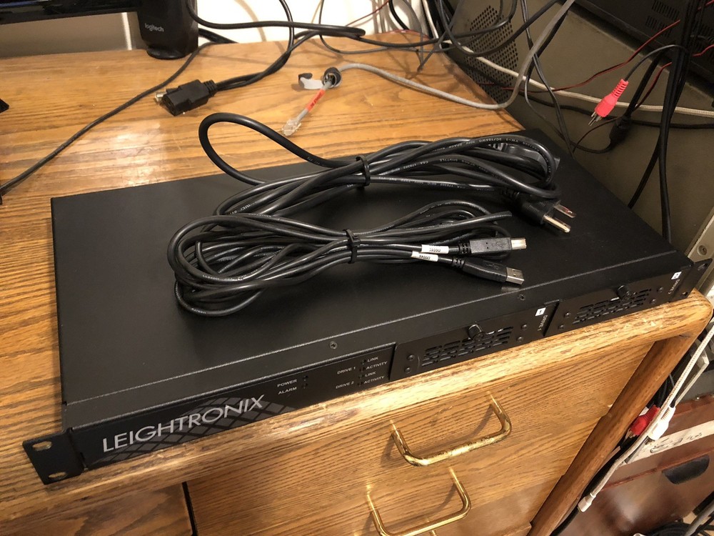 Working USB RAID Rack Form Disk Array Leightronix LGX-1TBR-L