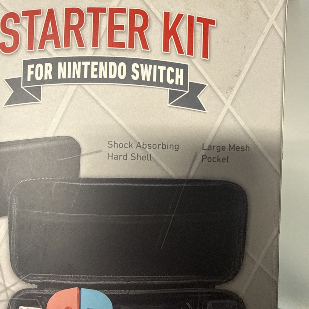 Tech2 Starter Kit For Nintendo Switch, Case, Grips, Earbuds, Accessories NEW