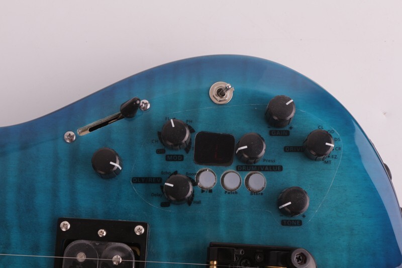 Headless travel electric guitar built in effect portable