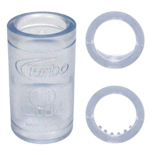 Turbo Quad2 Finger Inserts | Ice/Clear | 10 Pack + Glue