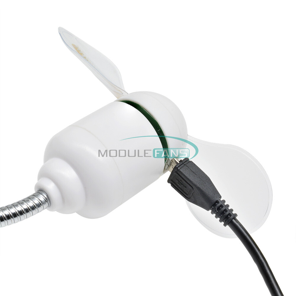 Flexional Mini USB Programmable Flashing LED Light DIY Messages Cooling Fan