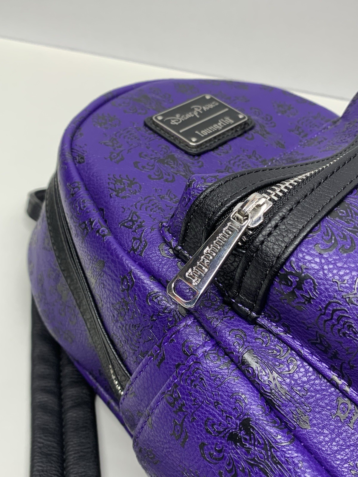 Rare Loungefly Disney Haunted Mansion Purple Backpack Amazing Condition