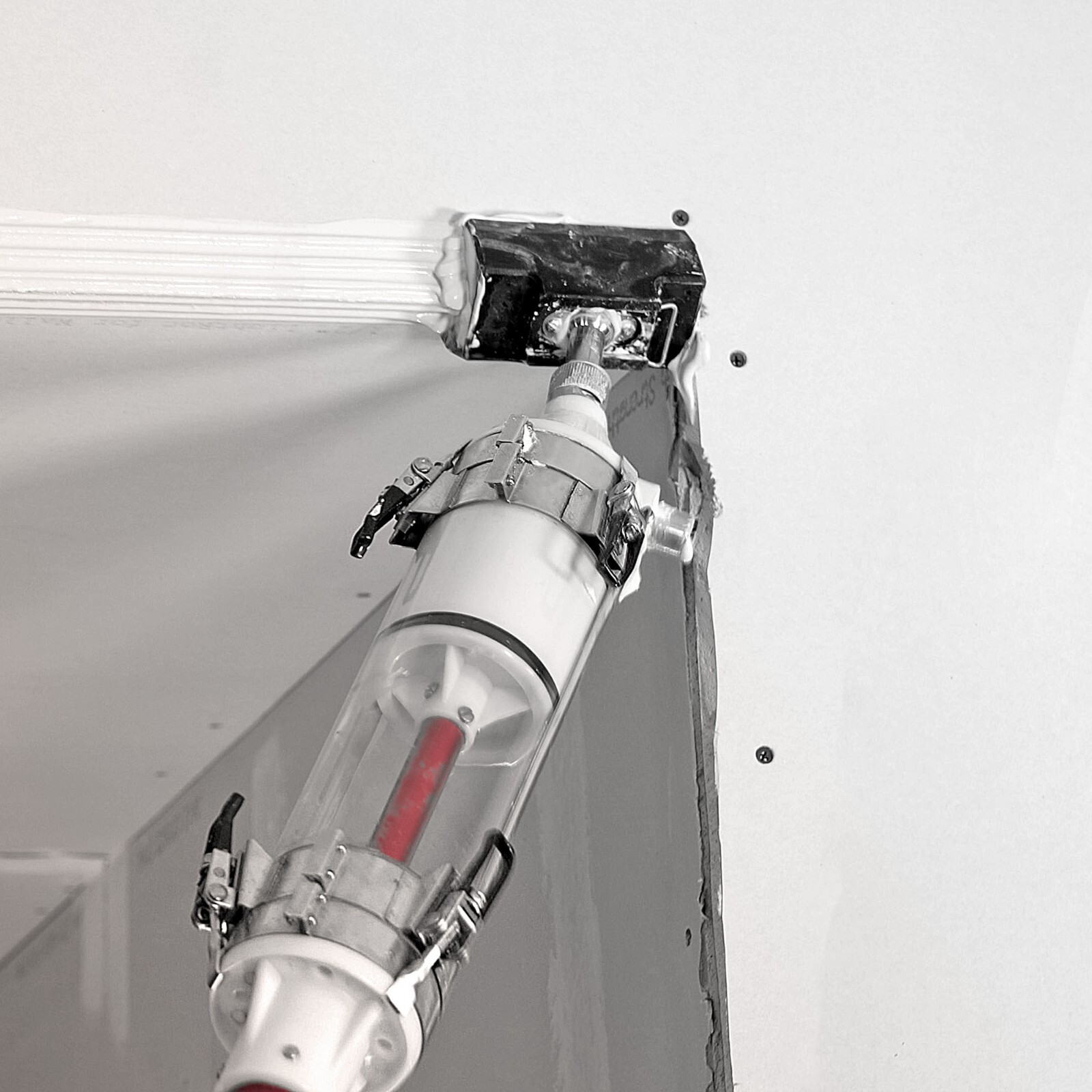 LEVEL5 Drywall Finishing Set | Flat Boxes, Ext Handles, Pump + MiniShot | 4-663P