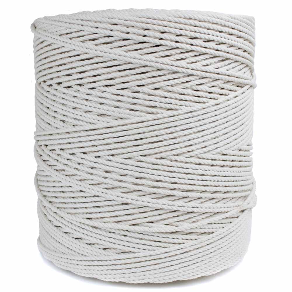 GOLBERG Twisted 100% Natural White Cotton Rope - Several Lengths to Choose From