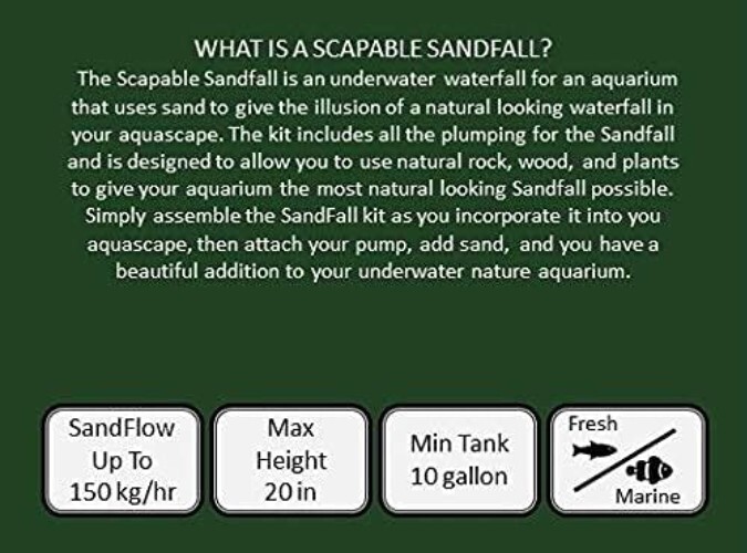 Sutherland Scapable SandFall Kit