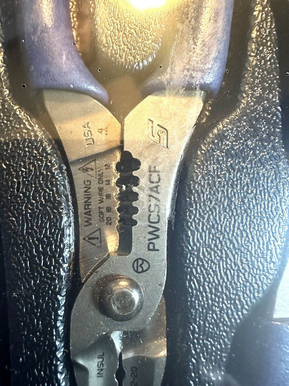 SNAP ON TOOLS USA 3Pc POWER BLUE Soft Grip Wire Service Pliers Set PLWIREKIT MB+