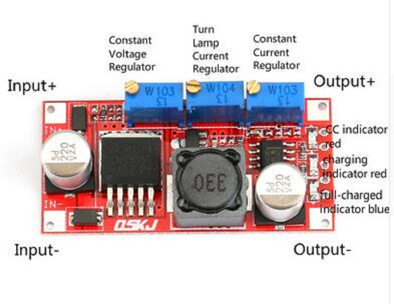 LM2596S DC-DC Step Down CC CV LED Driver Battery Charger Adjustable Constant