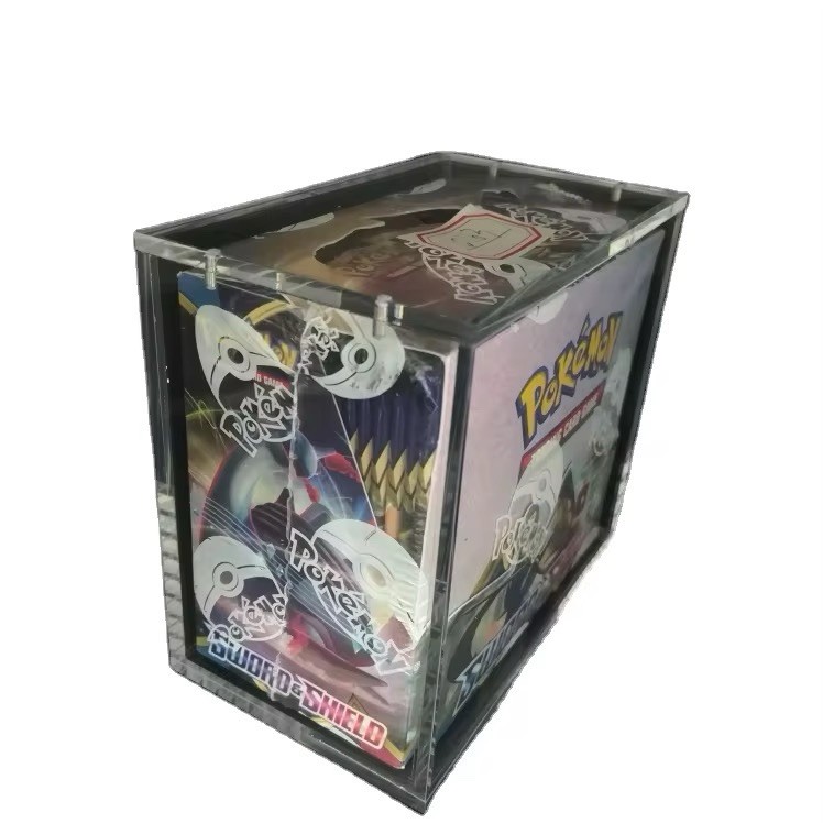 Premium Acrylic Display Case Box for Pokemon Booster Boxes - UV Protected