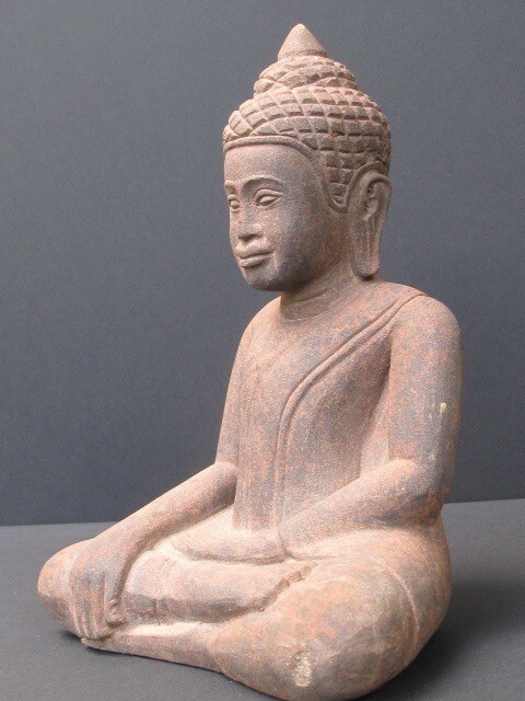 Khmer Buddha In Stone, Cambodia
