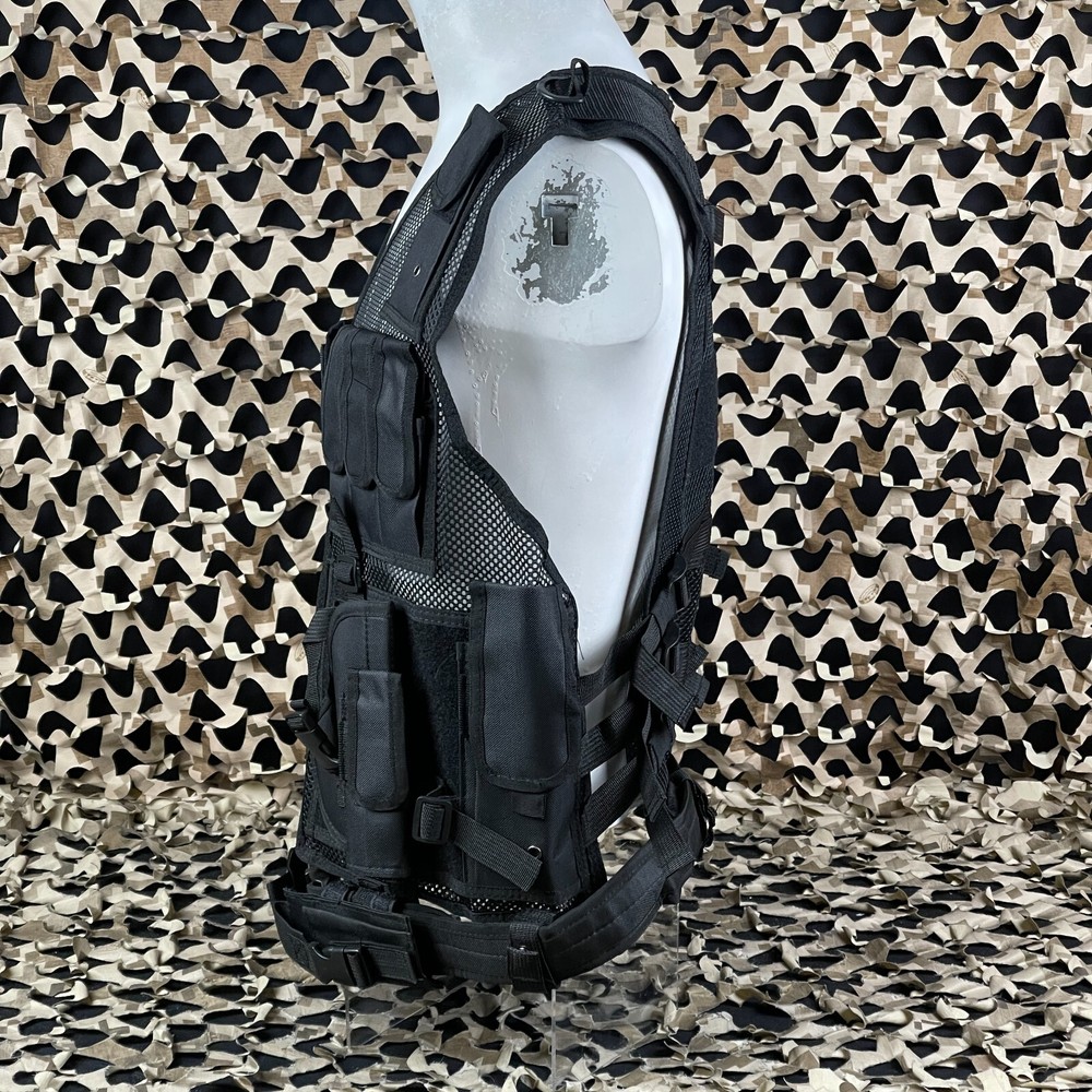 NEW Warrior Crossdraw Tactical Vest - Black