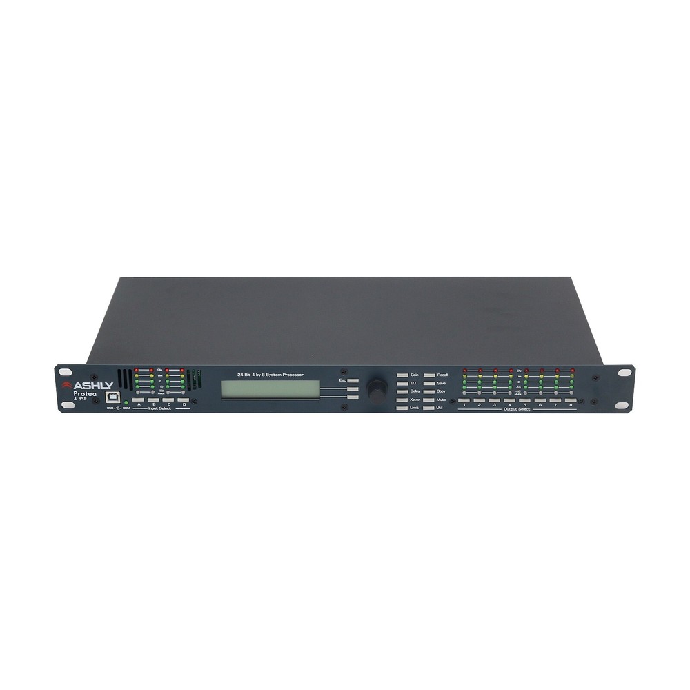 4.8SP DSP Digital Audio Processor Software 4 In 8 Out Professional Sound System