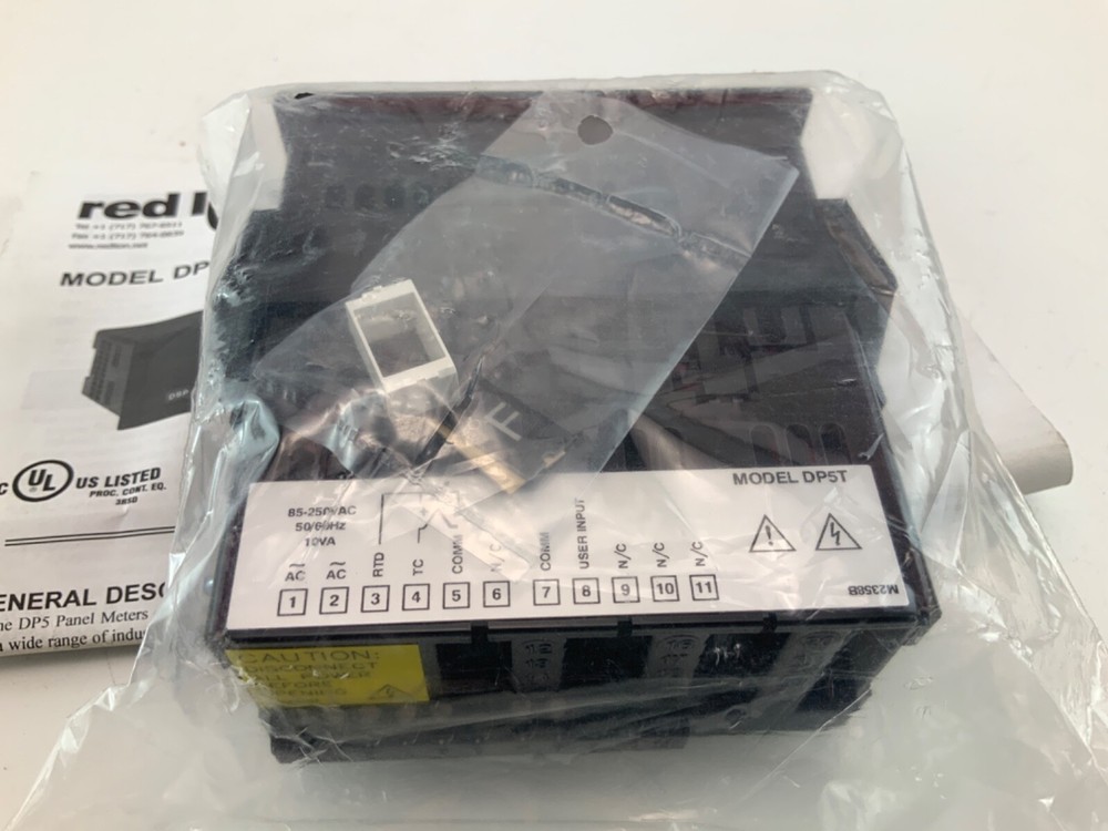 NEW RED LION DP5T DIN ANALOG INPUT PANEL METER