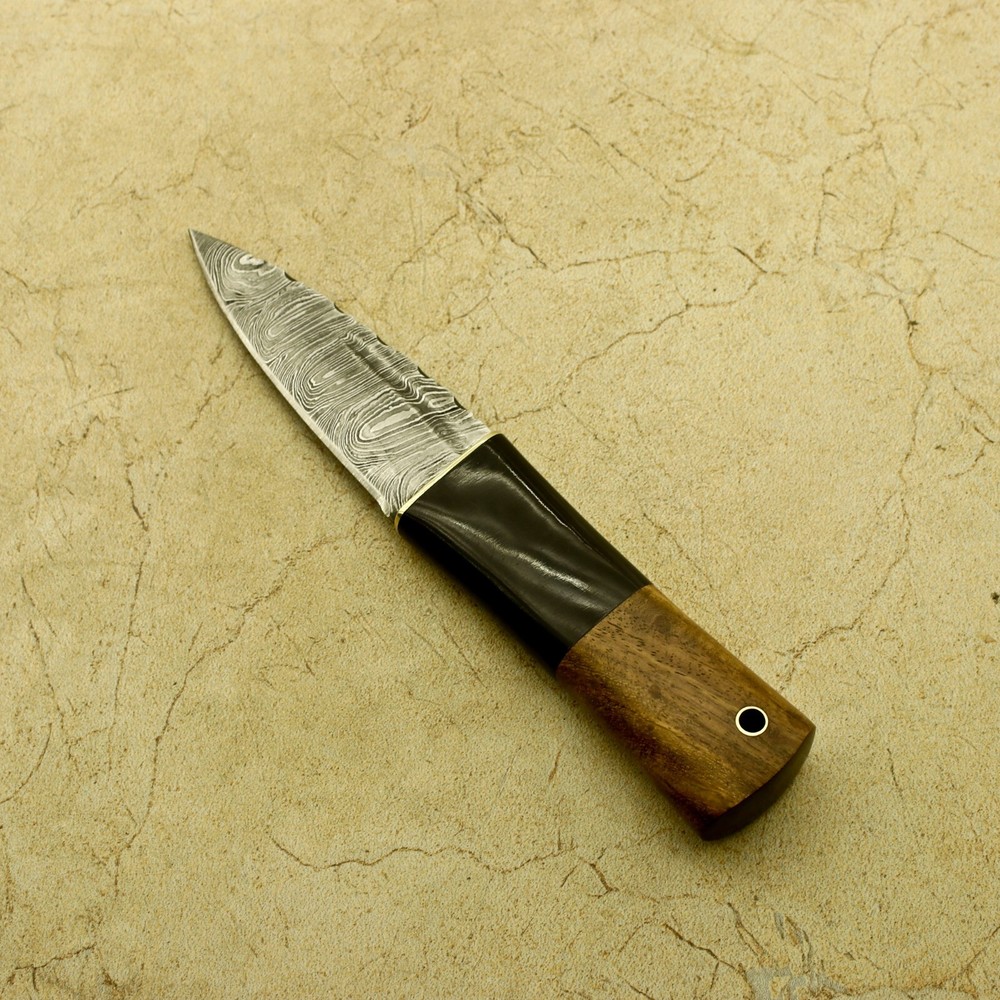 Celtic Scottish Dirk SGIAN DUBH DAGGER Bone Handle Knife.