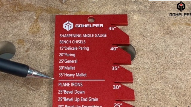 Chisel Sharpening Jig & Wood Honing Guide for Chisels & Planes, 0.1"-2.8" Width
