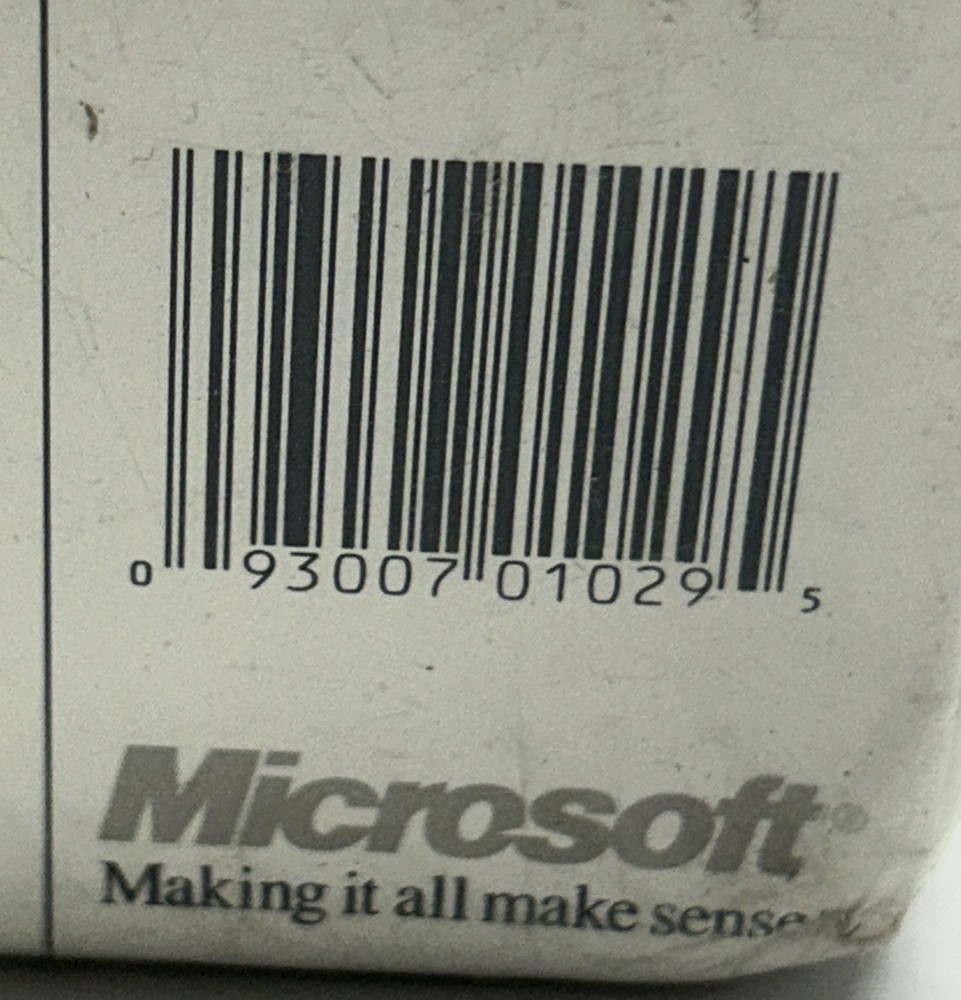 Microsoft Windows 3.0 Operating System + Microsoft Mouse - Vintage 92 Sealed Box